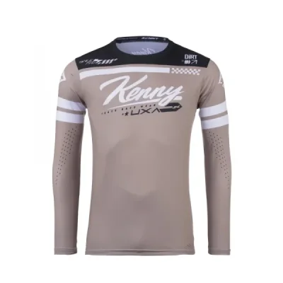 Kenny Racing Koszulka Cross/Enduro Model Track Dirt Dzr Brązowy/Biały/Czarny S Kenny Racing Koszulka Cross/Enduro Model Track Dirt Dzr Brązowy/Biały/Czarny S