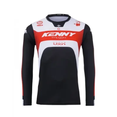 Kenny Racing Koszulka Cross/Enduro Model Track Focus Red Czarny/Biały/Czerwony L Kenny Racing Koszulka Cross/Enduro Model Track Focus Red Czarny/Biały/Czerwony L