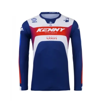 Kenny Racing Koszulka Cross/Enduro Model Track Focus Patriot Niebieski/Biały/Czerwony Xl Kenny Racing Koszulka Cross/Enduro Model Track Focus Patriot Niebieski/Biały/Czerwony Xl