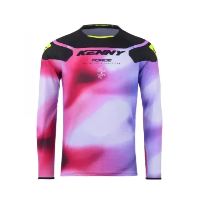 Kenny Racing Koszulka Cross/Enduro Model Force Fog Neon Yellow Różowy/Biały/Czarny Xl Kenny Racing Koszulka Cross/Enduro Model Force Fog Neon Yellow Różowy/Biały/Czarny Xl
