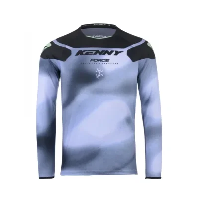 Kenny Racing Koszulka Cross/Enduro Model Force Fog Neon Green Czarny/Szary L Kenny Racing Koszulka Cross/Enduro Model Force Fog Neon Green Czarny/Szary L