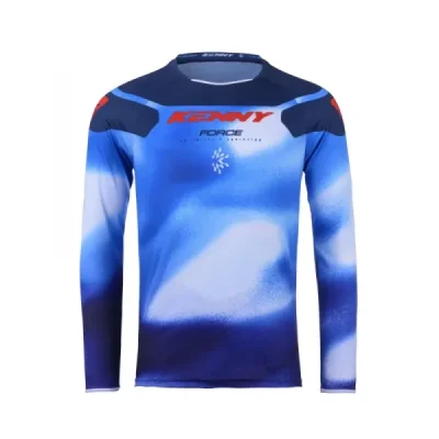 Kenny Racing Koszulka Cross/Enduro Model Force Fog Blue Niebieski/Czerwony Xl Kenny Racing Koszulka Cross/Enduro Model Force Fog Blue Niebieski/Czerwony Xl