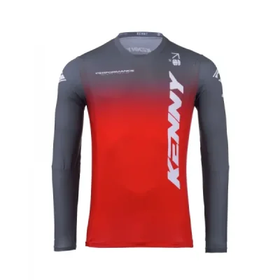Kenny Racing Koszulka Cross/Enduro Model Performance Gradient Red Czerwony/Szary/Biały Xl Kenny Racing Koszulka Cross/Enduro Model Performance Gradient Red Czerwony/Szary/Biały Xl