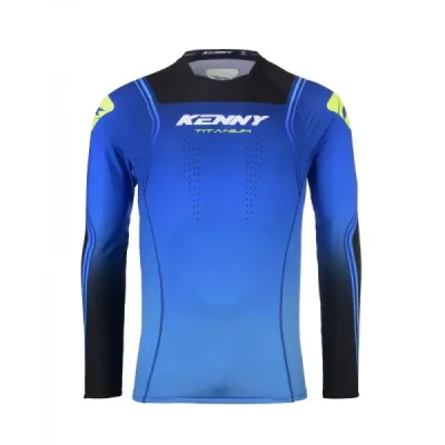 Kenny Racing Koszulka Cross/Enduro Model Titanium Blue Niebieski/Czarny L Kenny Racing Koszulka Cross/Enduro Model Titanium Blue Niebieski/Czarny L