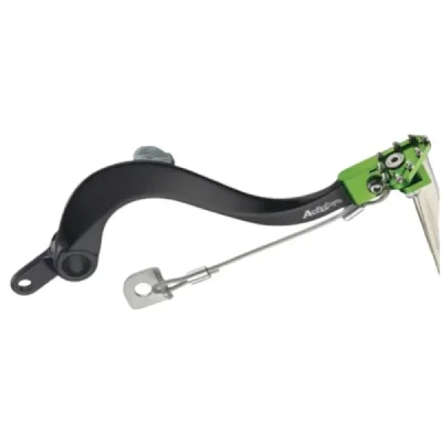 Dźwignia hamulca nożnego Accel Kawasaki KX-F 450 KLX 450R czarno-zielona (RBP06GR) Dźwignia hamulca nożnego Accel Kawasaki KX-F 450 KLX 450R czarno-zielona (RBP06GR)