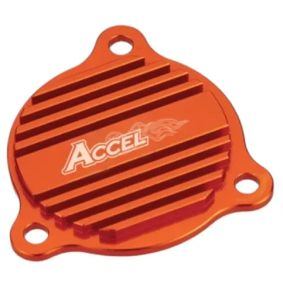 Pokrywa pompy oleju Accel KTM pomarańczowa (OPC01OR)