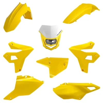 Zestaw plastików Body Kit Polisport Suzuki DR-Z 400E 00-24 DR-Z 400S 00-08 DR-Z 400SM 04-08 + lampa Restyling żółty - 91590 Zestaw plastików Body Kit Polisport Suzuki DR-Z 400E 00-24 DR-Z 400S 00-08 DR-Z 400SM 04-08 + lampa Restyling żółty - 91590