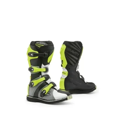 Forma Buty Off Road/Cross Dziecięce/Junior/Kid Gravity Szary/Biały/Zółty Fluo 33