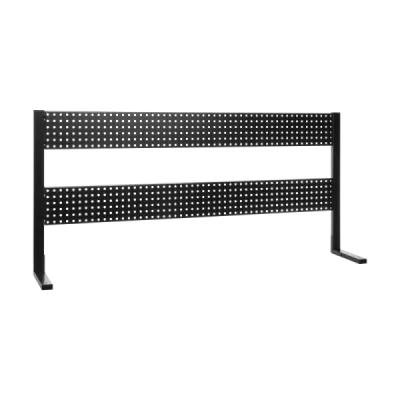 Organizer na biurko warsztatowe 1500mm stal malowana proszkowo czarny - Biketec Organizer na biurko warsztatowe 1500mm stal malowana proszkowo czarny - Biketec