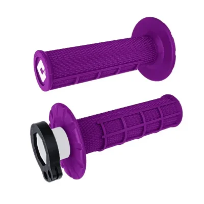 Odi Manetki Off Road Half Waffle Mx V2 Lock-On Grip Purpurowy Odi Manetki Off Road Half Waffle Mx V2 Lock-On Grip Purpurowy