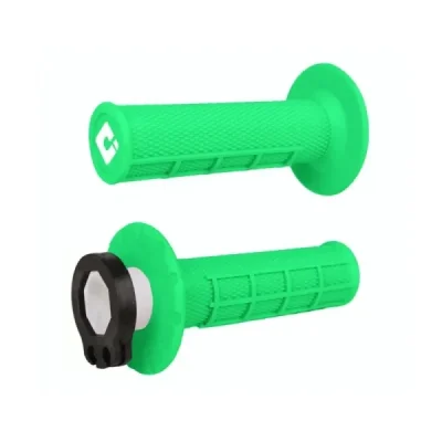 Manetki kierownicy Odi MX V2 Lock-On Half Waffle z adapterami zielone - H36HWN Manetki kierownicy Odi MX V2 Lock-On Half Waffle z adapterami zielone - H36HWN