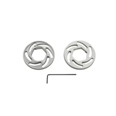 Pokrętła regulacji sprężyn przedniego zawieszenia 22mm srebrne - ZIPSER Pokrętła regulacji sprężyn przedniego zawieszenia 22mm srebrne - ZIPSER
