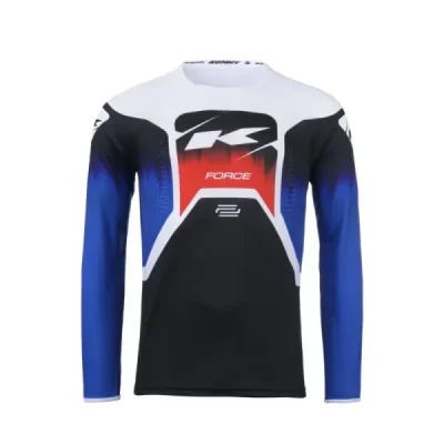 Kenny Racing Koszulka Cross/Enduro Model Force Spring Summer Black/Navy/Red Biały/Czarny/Niebieski M Kenny Racing Koszulka Cross/Enduro Model Force Spring Summer Black/Navy/Red Biały/Czarny/Niebieski M