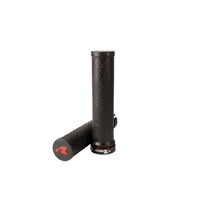 Manetki rowerowe R20 Lock-On z blokadą czarne - Racetech Manetki rowerowe R20 Lock-On z blokadą czarne - Racetech