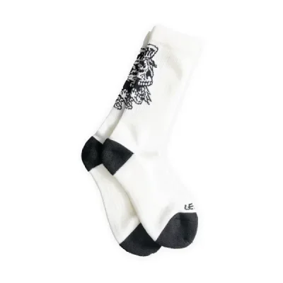 Leatt Skarpety Skull Socks White Biały S/M (38-42) Leatt Skarpety Skull Socks White Biały S/M (38-42)