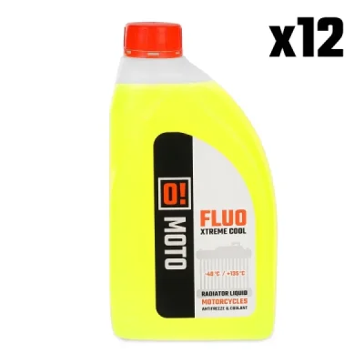 Zestaw płyn do chłodnic O! Fluo Xtreme Cool+135 -40 do +135 1L gotowy do użycia - O-Moto