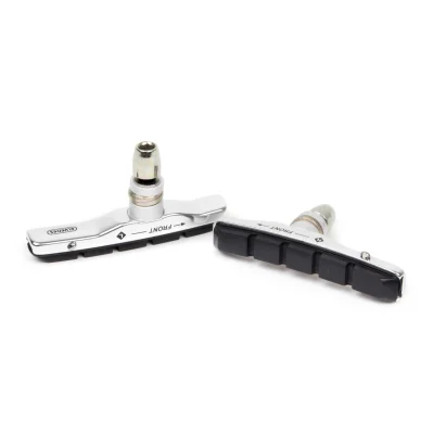 Klocki hamulcowe rowerowe V-brake 72mm srebrne - Elvedes Klocki hamulcowe rowerowe V-brake 72mm srebrne - Elvedes