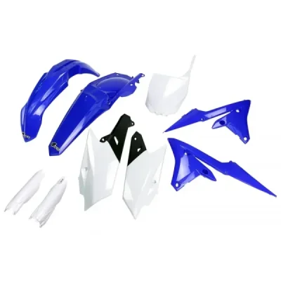 Komplet plastików z osłonami Yamaha YZF OEM niebieski/biały/czarny UFO Komplet plastików z osłonami Yamaha YZF OEM niebieski/biały/czarny UFO