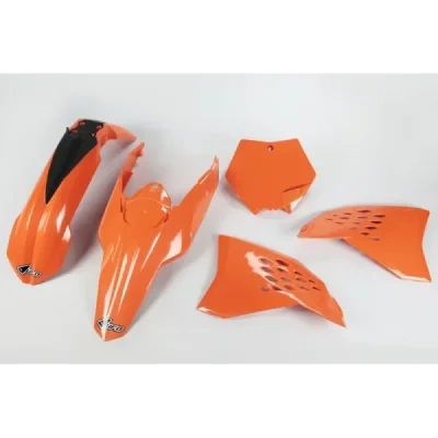 UFO KOMPLET PLASTIKÓW KTM SX/SXF '07-'10 POMARAŃCZOWY UFO KOMPLET PLASTIKÓW KTM SX/SXF '07-'10 POMARAŃCZOWY