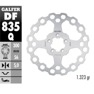 Tarcza hamulcowa Galfer Cubiq przód (DF835Q) Tarcza hamulcowa Galfer Cubiq przód (DF835Q)