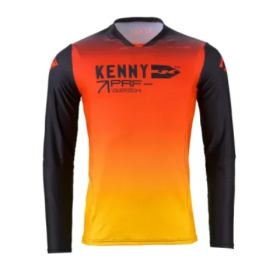 Kenny Racing Koszulka Cross/Enduro Model Performance Wave Red Czerwony/Czarny/Żółty Xl Kenny Racing Koszulka Cross/Enduro Model Performance Wave Red Czerwony/Czarny/Żółty Xl