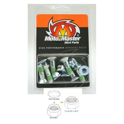 Moto-Master Śruby Do Zębatki Tylnej M8X26Mm (6Sztuk) Fujilok U-Nut (Torx) Ktm/Husqvarna/Beta Moto-Master Śruby Do Zębatki Tylnej M8X26Mm (6Sztuk) Fujilok U-Nut (Torx) Ktm/Husqvarna/Beta