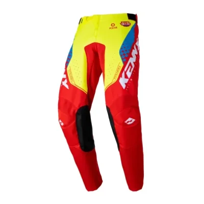 Kenny Racing Spodnie Cross/Enduro Model Track Focus Kid/Junior Neon Yellow/Red Czerwony/Żółty/Biały 22