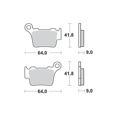 Klocki hamulcowe sinter enduro Brembo/KTM/Husqvarna/Gas Gas Moto-Master Klocki hamulcowe sinter enduro Brembo/KTM/Husqvarna/Gas Gas Moto-Master