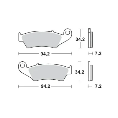 Moto-Master klocki KH185/KH389 Sinter Metal Racing do Beta RR/Honda CR/CRF/XR Moto-Master klocki KH185/KH389 Sinter Metal Racing do Beta RR/Honda CR/CRF/XR