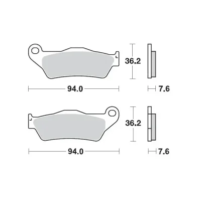 Klocki hamulcowe (M093011)
