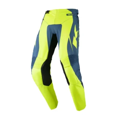 Kenny Racing Spodnie Cross/Enduro Model Performance Solid Neon Yellow Żółty Fluo/Niebieski 34