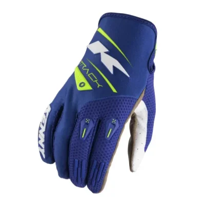 Kenny Racing Rękawice Cross/Enduro Model Track Kid/Junior Navy/Neon Yellow Niebieski/Żółty Fluo Xxl