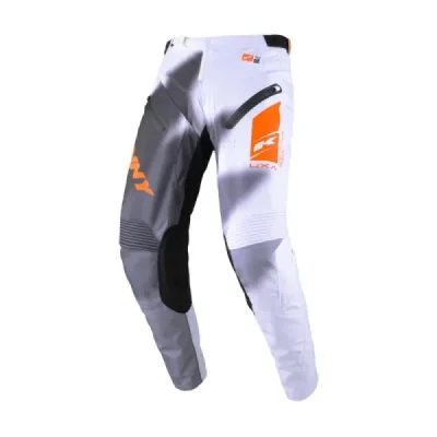Kenny Racing Spodnie Cross/Enduro Model Titanium Tones White Biały/Szary/Pomarańczowy 32