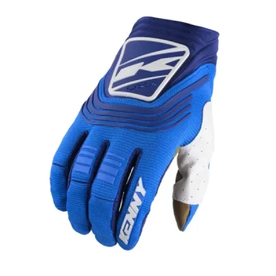 Kenny Racing Rękawice Cross/Enduro Model Titanium Blue Niebieski/Biały L Kenny Racing Rękawice Cross/Enduro Model Titanium Blue Niebieski/Biały L