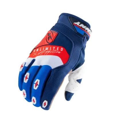 Kenny Racing Rękawice Cross/Enduro Model Safety Navy/White/Red Niebieski/Biały/Czerwony Fluo Xxl Kenny Racing Rękawice Cross/Enduro Model Safety Navy/White/Red Niebieski/Biały/Czerwony Fluo Xxl