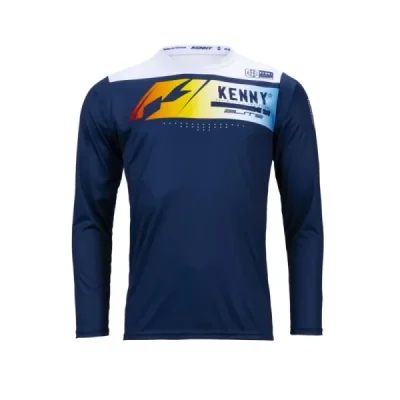 Kenny Racing Koszulka Rowerowa Mtb Model Elite Navy Niebieski/Biały/Czerwony S Kenny Racing Koszulka Rowerowa Mtb Model Elite Navy Niebieski/Biały/Czerwony S