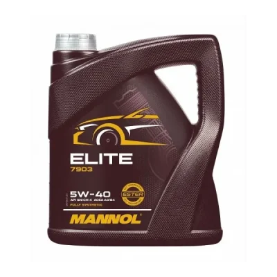 Olej silnikowy Elite API SN/CH-4 JASO MA2 5W40 półsyntetyk 4L - Mannol