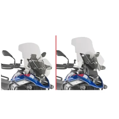 Szyba akcesoryjna Kappa BMW R1300 GS 24 65x54cm przeźroczysta (do modeli bez radaru) - KD5144ST