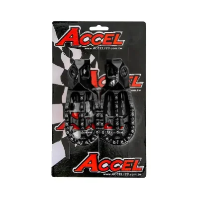 Podnóżki kierowcy, czarne, Accel FP25BK Podnóżki kierowcy, czarne, Accel FP25BK