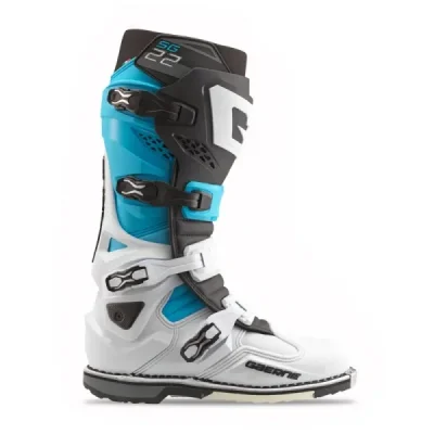 Gaerne Buty Cross/Enduro Model Sg-22 Limited Edition White/Black/Blue Biały/Czarny/Niebieski 45 Gaerne Buty Cross/Enduro Model Sg-22 Limited Edition White/Black/Blue Biały/Czarny/Niebieski 45