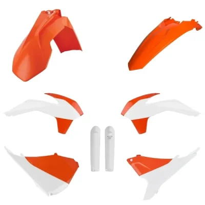 Zestaw plastików Body Kit Polisport pomarańczowy czarny biały OEM - 91464 Zestaw plastików Body Kit Polisport pomarańczowy czarny biały OEM - 91464