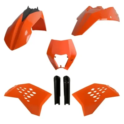 Zestaw plastików Body Kit Polisport pomarańczowy OEM - 91459 Zestaw plastików Body Kit Polisport pomarańczowy OEM - 91459