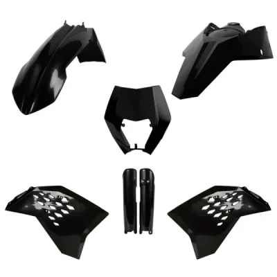 Zestaw plastików Body Kit Polisport czarny - 91458