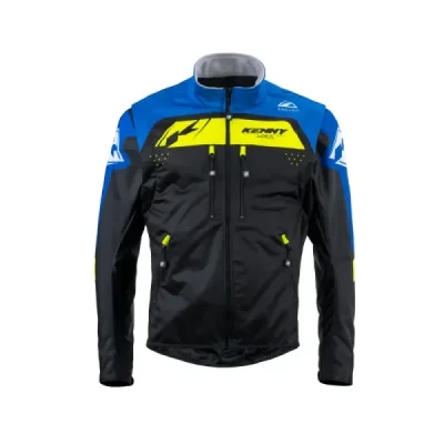 Kenny Racing Kurtka Adventure/Enduro Model Softshell Blue Czarny/Niebieski/Żółty Xl Kenny Racing Kurtka Adventure/Enduro Model Softshell Blue Czarny/Niebieski/Żółty Xl