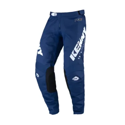 Kenny Racing Spodnie Cross/Enduro Model Track Raw Navy Niebieski/Biały 30