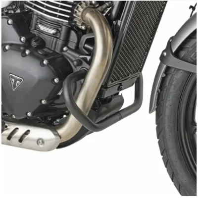 Gmole osłony silnika Kappa KN6424 Triumph Scrambler 400 X 24- Speed 400 24- czarne - KN6424