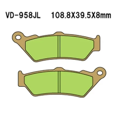 Klocki hamulcowe Vesrah  (FA209) (VD-958JL)