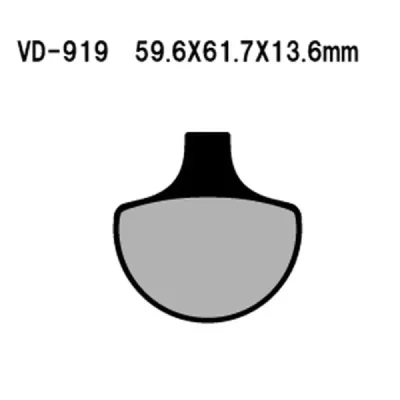 Klocki hamulcowe Vesrah  (VD-919)