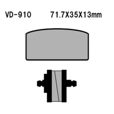 Klocki hamulcowe Vesrah (VD-910) Klocki hamulcowe Vesrah (VD-910)