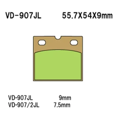 Klocki hamulcowe Vesrah  (VD-907JL)